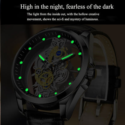 Men Top Brand Skeleton Automatic Watch