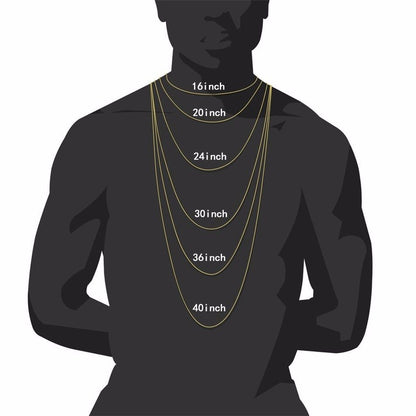 8-18mm wide stainless steel cuban Miami chains necklaces CZ Zircon box lock big heavy gold chain for men Hip Hop Rock jewelry