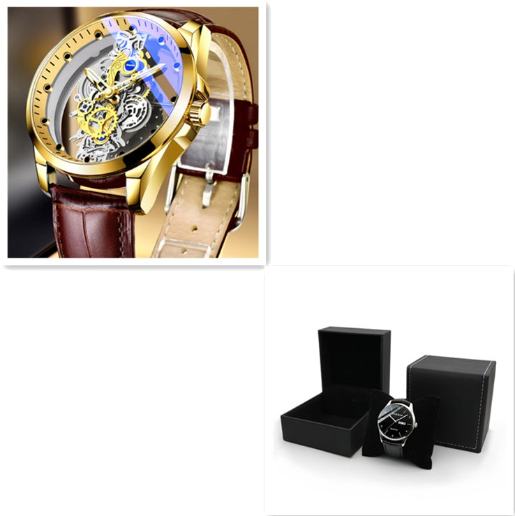 Men Top Brand Skeleton Automatic Watch