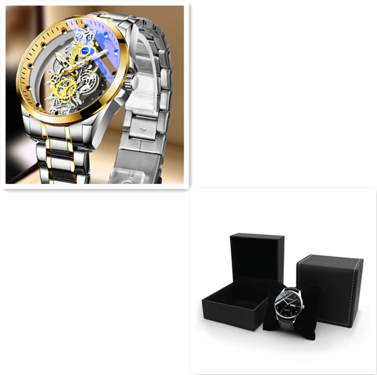 Men Top Brand Skeleton Automatic Watch